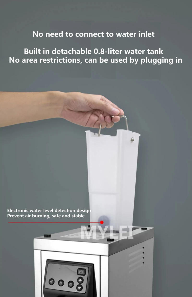 Description Picture 5 of item220V Commercial Milk Steamer With Temperature Setting Milk Foaming Machine Stainless Steel Milk Frother Machine