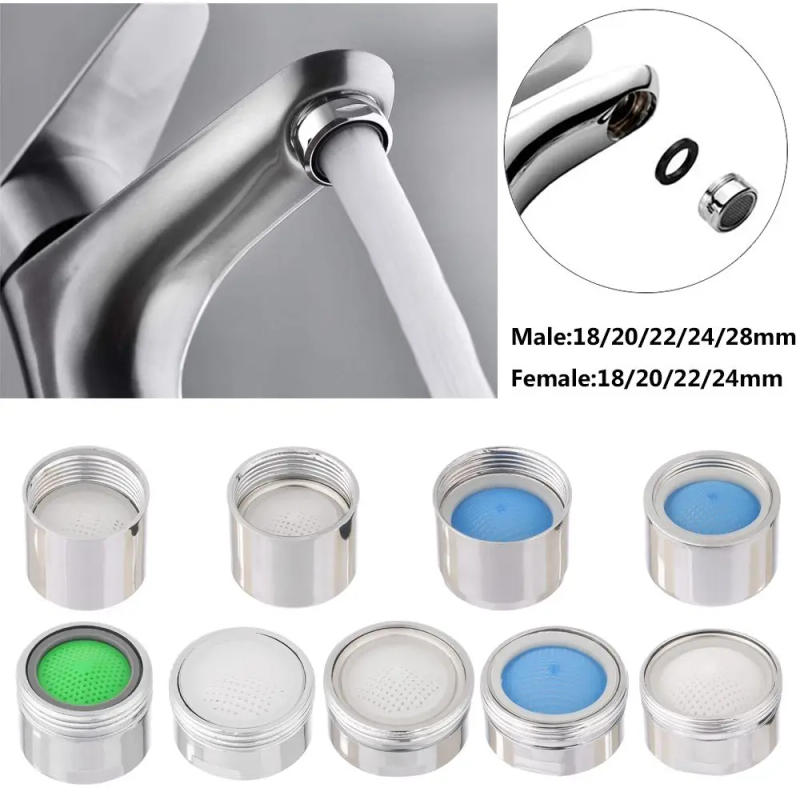 Description Picture 4 of item18/20/22/24/28mm Water Saving Tap Aerator Faucet Male Female Nozzle Spout End Diffuser Filter Faucet Accessories