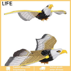 Fake Flying Hawk Decoy Bird Deterrent Devices Scare Birds Away Pigeon Repellent for Garden Scarecrow Yard Bird Repeller Eagle