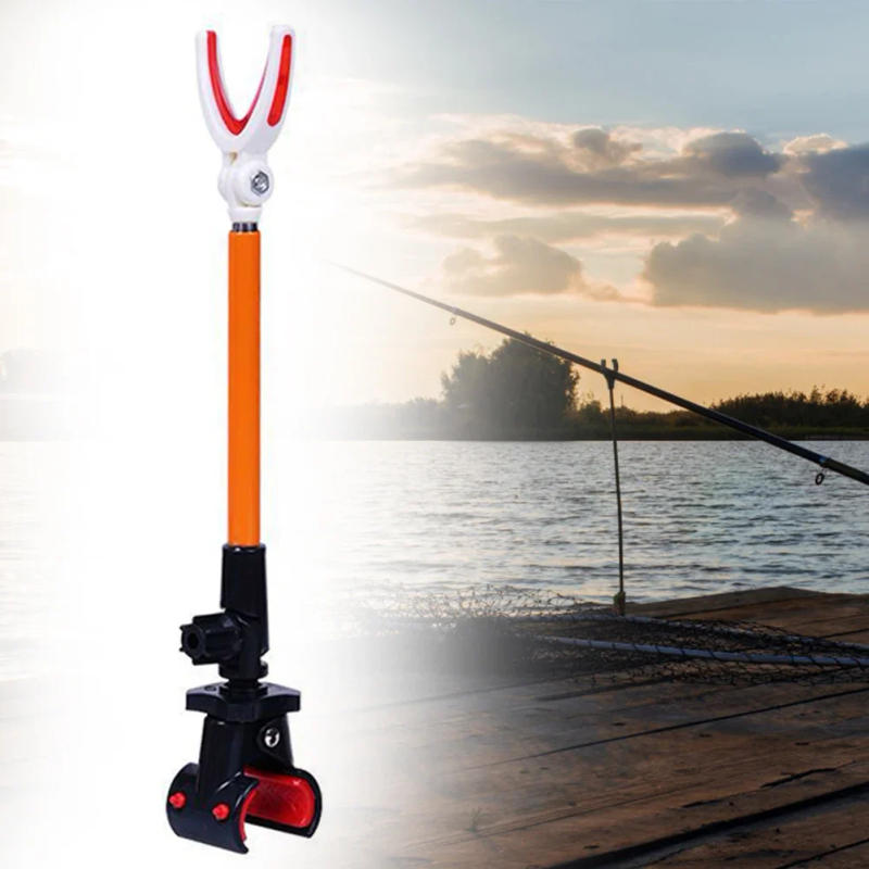 Description Picture 6 of itemTelescopic Fishing Rod Brackets Gear Tools Adjustable Fishing Pole Holder Stand Anti Scratch Wear-resistant Random Color Tackle