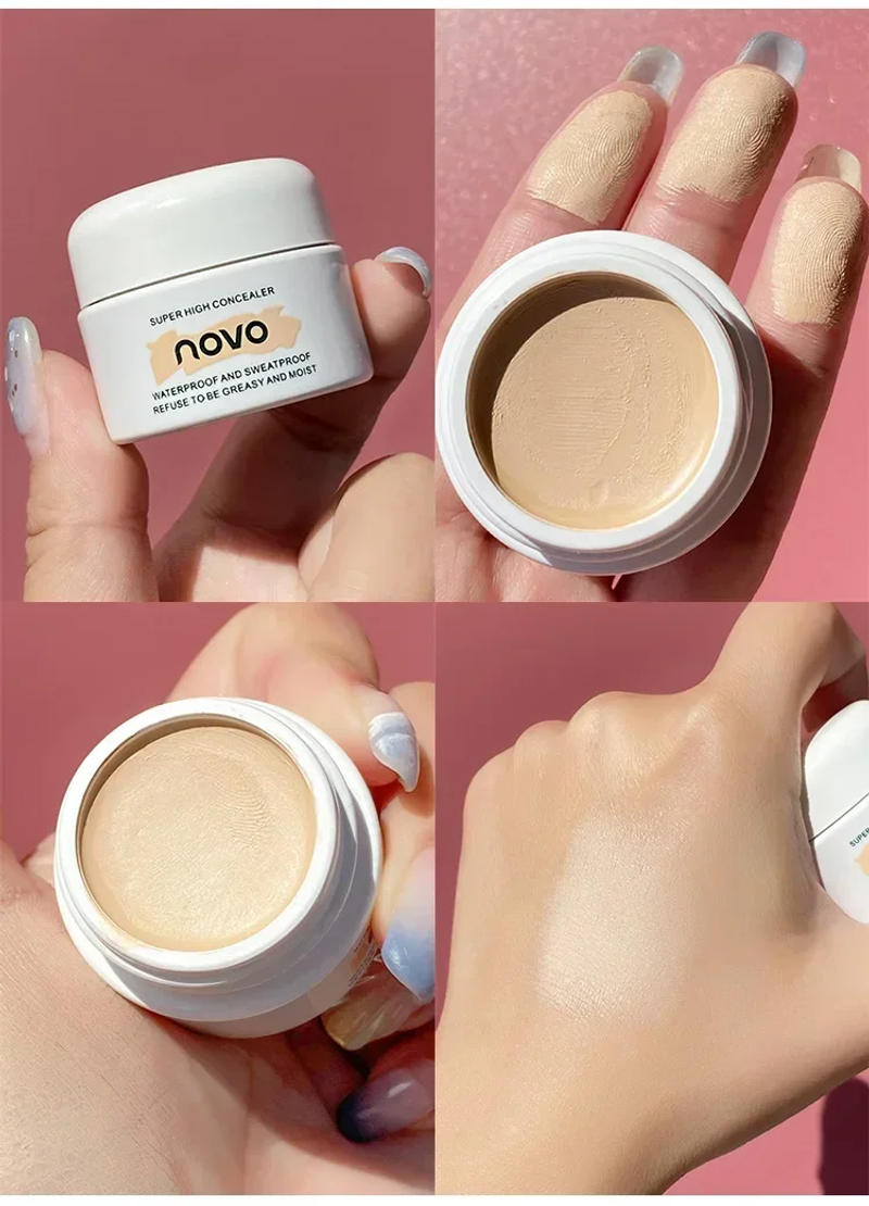 Description Picture 3 of itemConcealer BB Cream Face Acne Spots Dark Circles Cover Modify Skin Tone Lasting Waterproof Professional Moisturizing Makeup