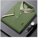 5 Colors New Summer Men's Short-sleeved POLO Shirt with Lapel Embroidery Comfortable Shirt