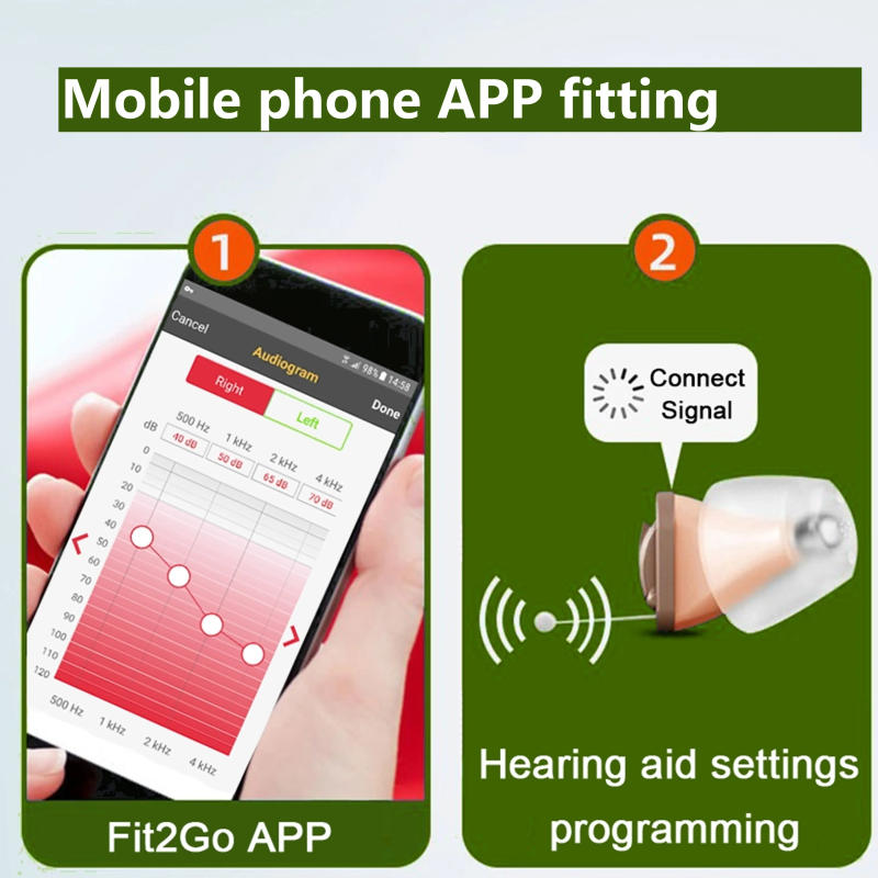 Description Picture 6 of itemRexton Invisible Hearing Aids APP Programmable Digital Hearing aid Mobile Phone Remote Adjust Hearing Care