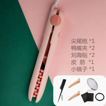 Mini Hair Curling Iron Hair Fluffy 3D Grid Curler Splint Portable High Quality Ceramic Corn Perm Styling Tools