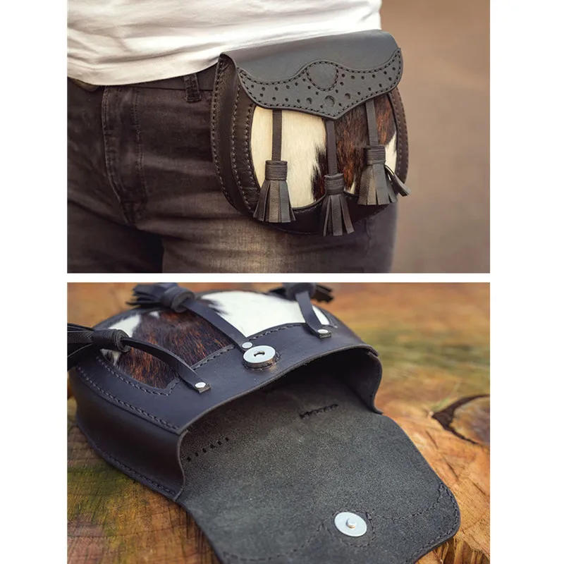 Description Picture 4 of item1Set Leather Handmade Craft Women Saddle Bbag/Shoulder Bag/Cross-Body Bag /Tassel Bag Sewing Pattern Acrylic Stencil Template