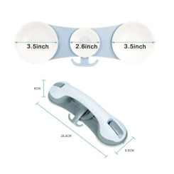40kg-110kg Bathroom Suction Cup Shower Handle Safety Anti Slip Handrail Support Bar For Elderly Bath Shower Accessories Grab Bar