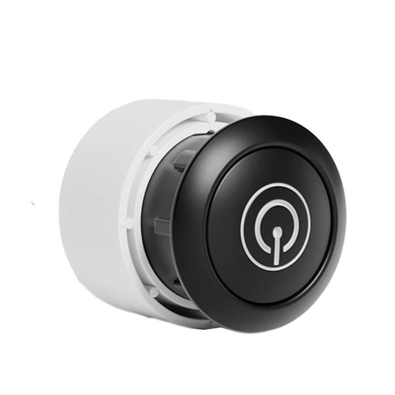 Description Picture 5 of item1pc Furniture Knobs Diameter 35mm Round Drawer Knobs Silver Cabinet Knobs Bounce Round Spring Push Handle Cabinet Knobs