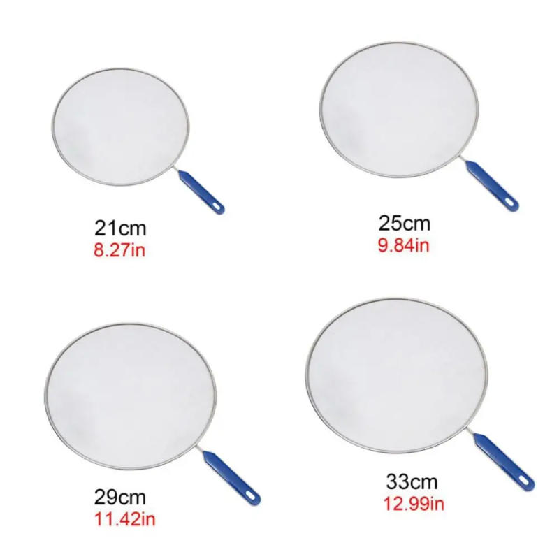 Description Picture 2 of itemHot Grease Splatter Screen Guards Mesh Anti Splatter Guard Oil Net Splash Cover Pan Pot Frying Oil Cooking Cover Kitchen Tools