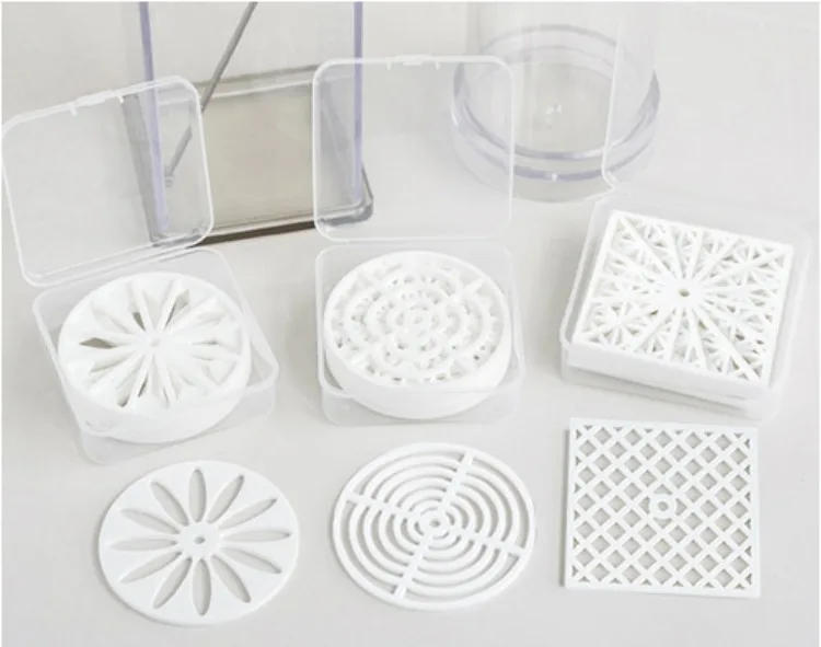 Description Picture 3 of itemKaleidoscope Scented Candle Flowers Flake Render Cold Made Essential Oil Soap Mold DIY Handmade Container Candle/soap Mold