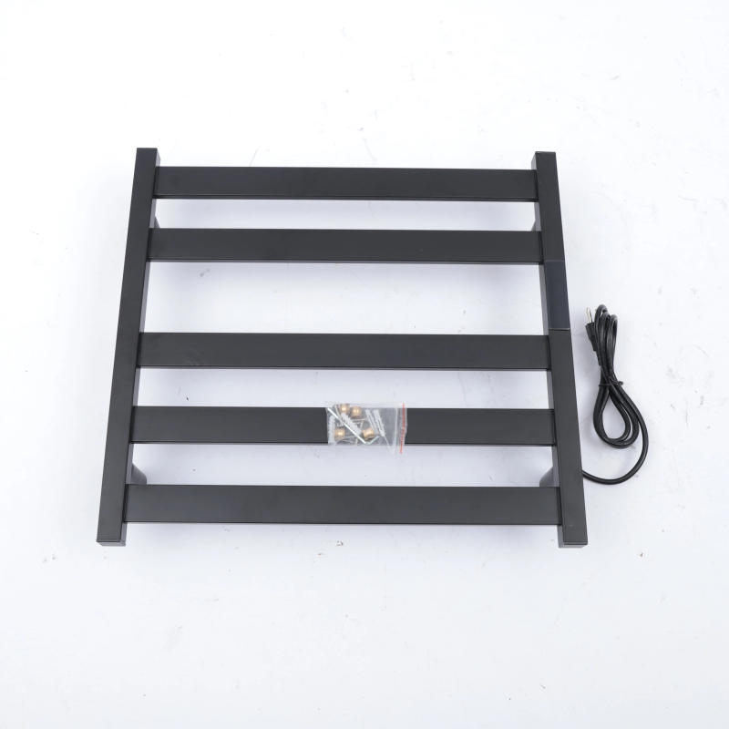 Description Picture 5 of item5 Bars Wall Mounted Towel Drying Rack Electric Heated Towel Rack Stainless Steel Towel Warmer