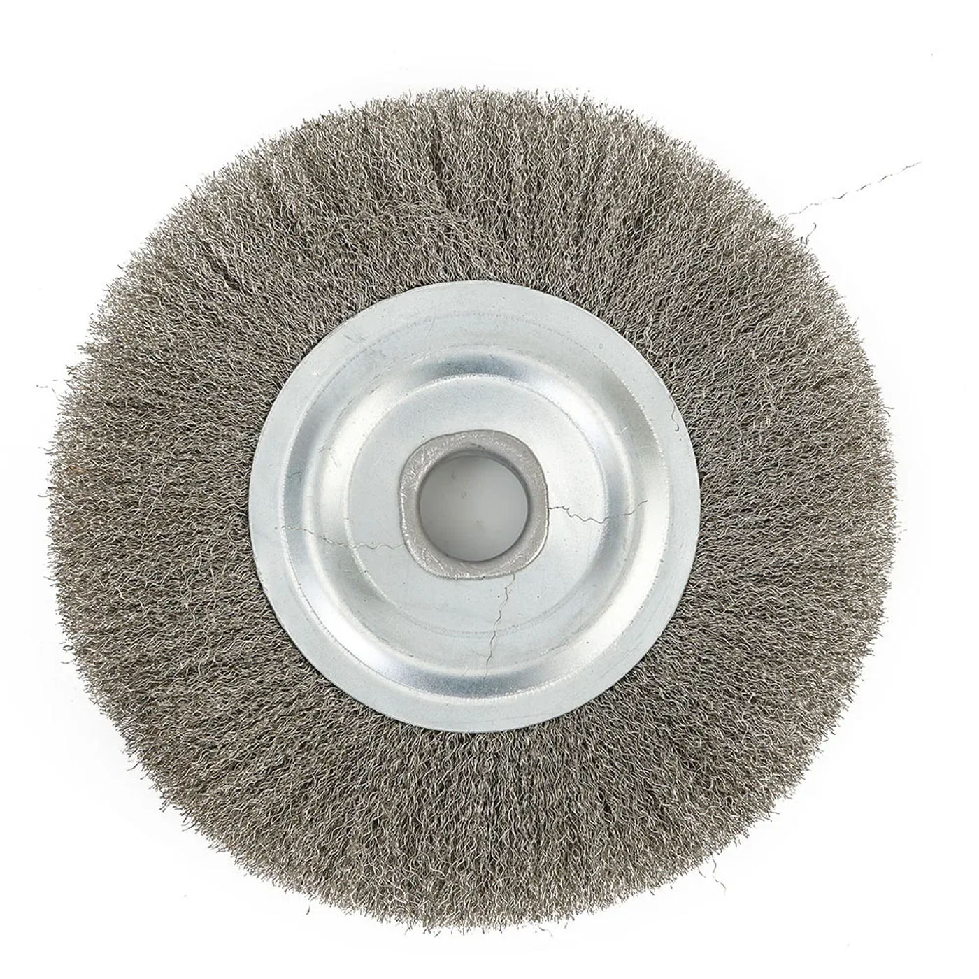 Description Picture 6 of itemCrimped Stainless Steel Wire Wheel Brush 5inch Diameter Moderate Hardness Efficient Cleaning For Deburring And Polishing