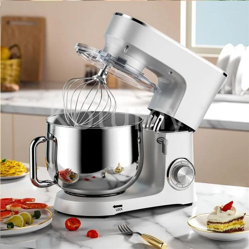 Description Picture 3 of item1500W Stand Mixer Professional Kitchen Food Blender Cream Whisk Cake Dough Mixers With Bowl Metal Gear Chef Machine