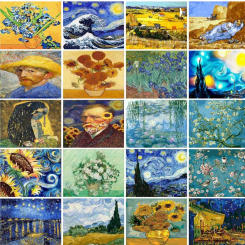 GATYZTORY 60x75cm Diy Painting By Numbers Landscape Van Gogh Coloring By Numbers Handpainted Acrylic Canvas Paint Diy Arts