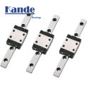 Kande MGN3 MGN5 440C Stainless Steel Linear Guide 1PC Linear Guide and 1PC MGN Block L100-800mm for CNC Parts 3D Printer