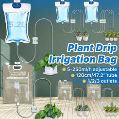 Gardening automatic watering bag, adjustable water volume, large capacity, automatic watering for 15 days, garden tool