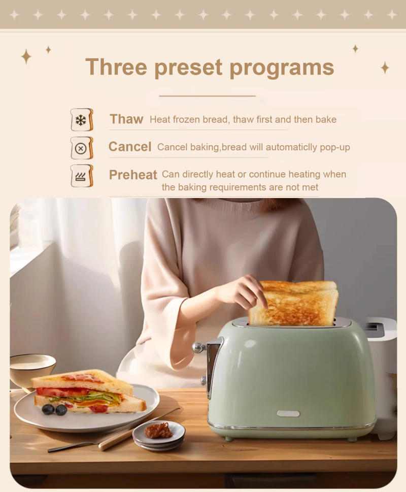 Description Picture 5 of itemDMWD Household Toaster Electric Baking Bread Maker Stainless Steel Automatic Breakfast Machine Toast Heater Sandwich Grill Oven