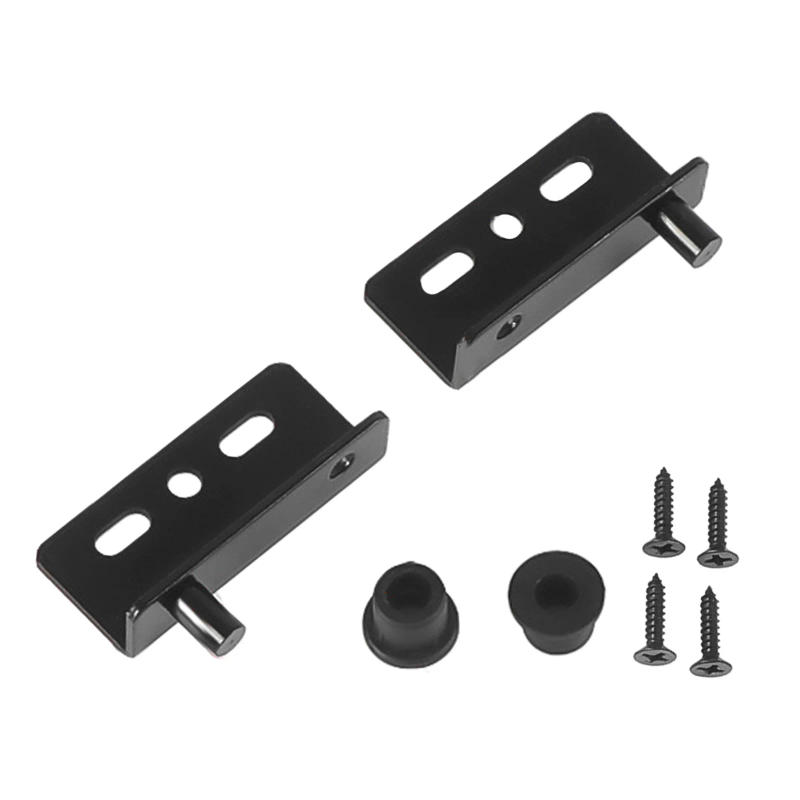 Description Picture 2 of itemPivot Hinge Hinge Set With Screws For Wooden Doors Iron Multifunctional Plastic Covers Premium Right Angle Pivot