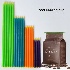 5/10pcs Food Sealing Clips Snack Bag Sealer Reusable Closure Sticks Kitchen Fresh-Keeping Clamp Rod Food Saver Storege Organizer