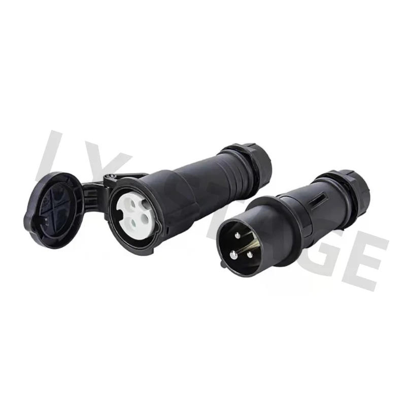 Description Picture 3 of item16A industrial plug (engineering special) male and female head 16A; IP44