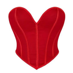 Fashion Women Bustier Crop Top Sexy Lace-Up Push Up Corset Top Party Clubwear Bodice Corselet Feminino