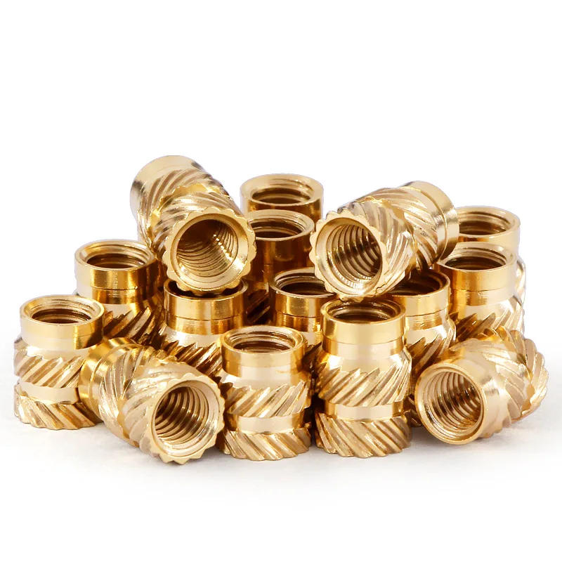Description Picture 4 of itemInsert Nuts M6 50pcs Brass Hot Melt  Heating Molding Copper Thread Inserts Double Twill Knurled Injection 3Dprinter Components