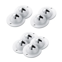 Furniture Movers Wheel Double Wheel ABS & Steel Wheel Not Drill Setups for Home