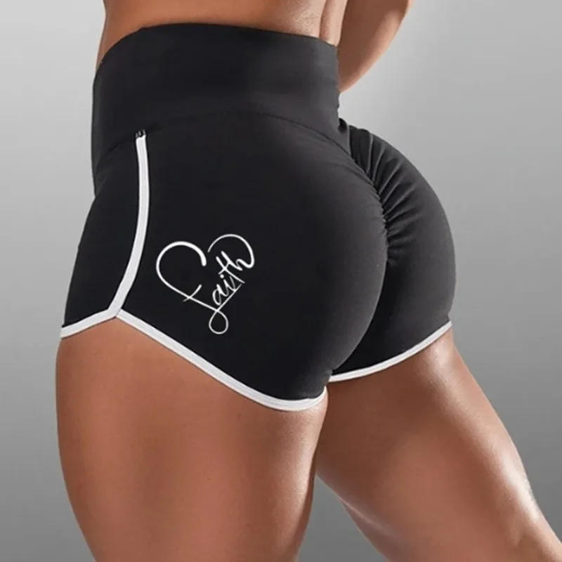 Description Picture 4 of itemWomen's Mid-Waist Sexy Sports Shorts Bum Lift knickers Female Gym Workout Yoga Fitness Leggings Women Athletic Breathable Shorts