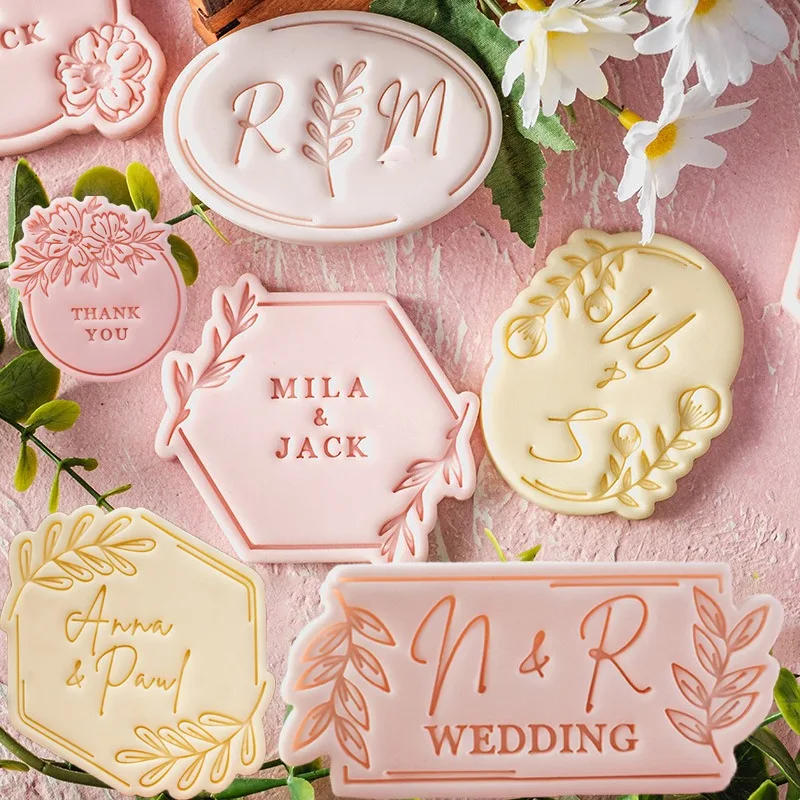 Description Picture 4 of itemLeaf Pattern Cookie Cutter Pink Birthday Fondant Biscuit Mold Baby Shower Party Cookies Embossing Mould Dessert DIY Decor Tools