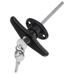 Handle Lock Door Garage Hardware T-Handle Kit Replace The Keyed Zinc Alloy Universal Locking