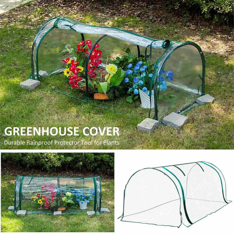 Description Picture 3 of item1pcs Small Greenhouse for Outdoor Indoor Plant Portable Mini Greenhouse Tent Gardening Backyard Plant Flower Greenhouse Cover