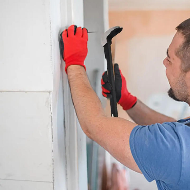 Description Picture 3 of itemCats Paw Nail Puller Carbon Steel Cats Paw Pry Bar Hammer Design Crowbar Tool Flat Pry Bar Nail Extractor Tool for Professional