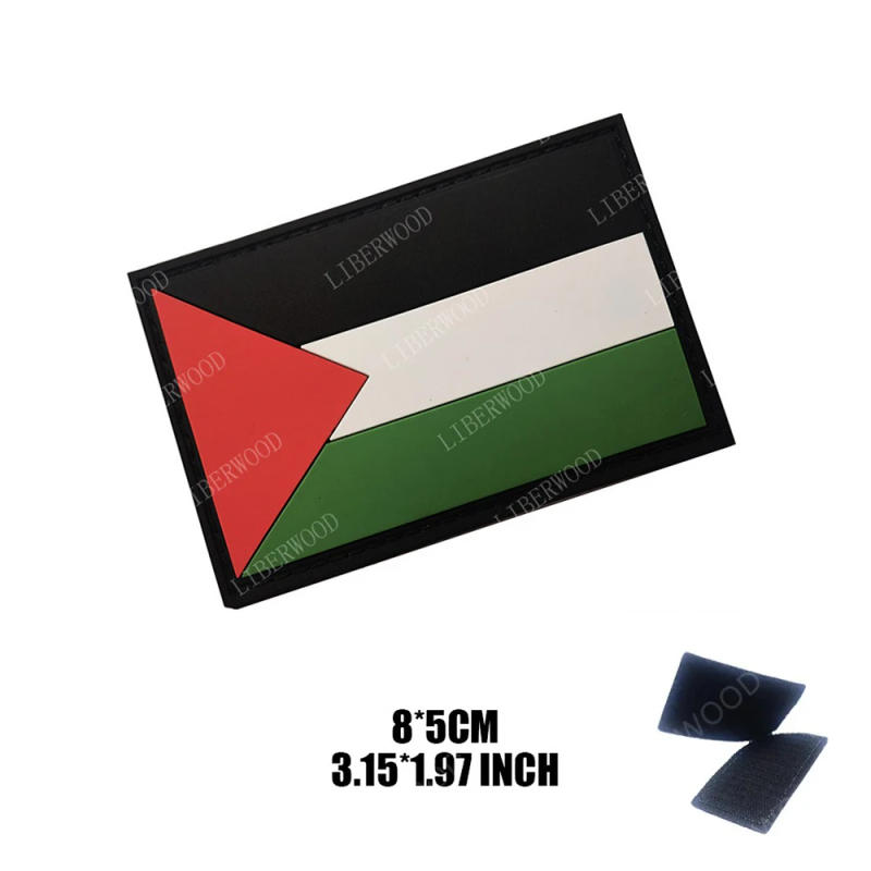 Description Picture 5 of itemIran Palestine Flag Patch Military Tactical Emblem Badges Appliques Embroidered Patches For Clothing