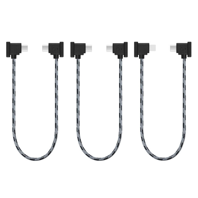 Description Picture 6 of item30cm Tablet Phone Extend Cable Drone Accessories Nylon Braided Remote Controller OTG Data Cable for DJI Mini 2 Mavic Air 2