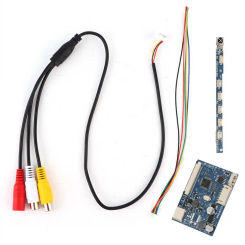 Single Driver Board Module 50-Pin 2-Channel AV Signal Input for 7/ 9/ 10.1 Inch LCD Screen Electrical Accessory AV Driver Module