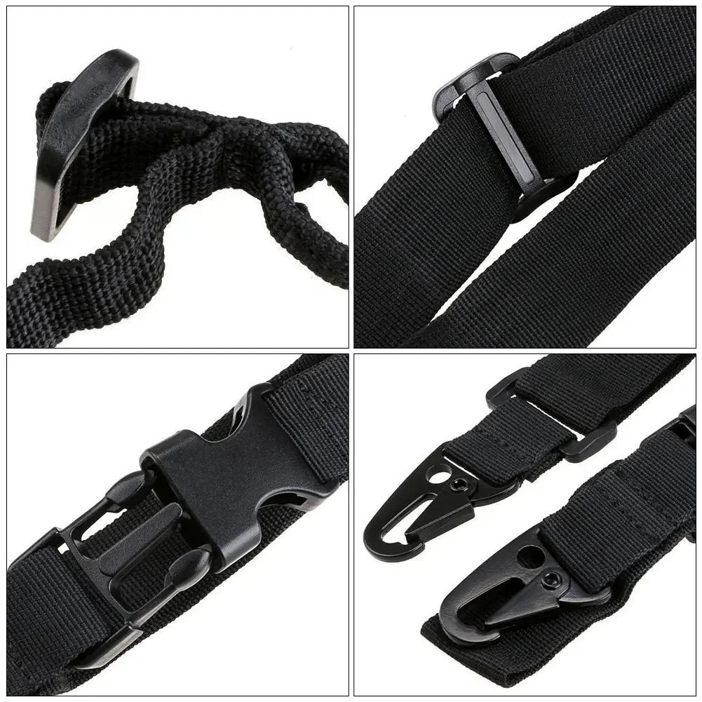 Description Picture 4 of itemThree-point Adjustable Bungee for Rifle Gun Sling Strap Hook Safety Belt Wild Survival Training Tactical Equipment