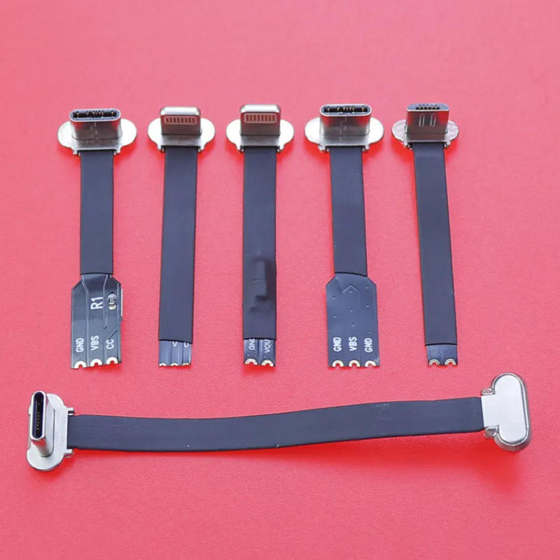 Description Picture 4 of itemMicro USB Type-C Connector FPC 2Pin 3Pin W/ Resistor R1 Soft Flat Cable Male Charging Cable Fast Charge Wire Extention For Phone