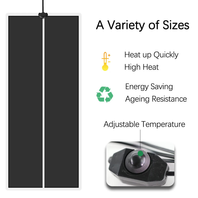 Description Picture 6 of item5W-35W Seeds Seedlings Plant Heating Warm Mat Indoor Garden Reptiles Heat Pad Adjustable Temperature Controller Waterproof Cover