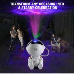 Galaxy Star Projector LED Night Light Starry Sky Astronaut Porjectors Lamp For Decoration Bedroom Home Decorative Children Gifts