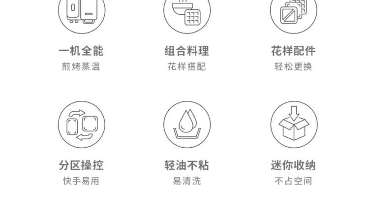 Description Picture 3 of item220V MORPHY RICHARDS Breakfast Maker Multifunctional Sandwich Toaster Waffle Iron Compact for Home Use AFC