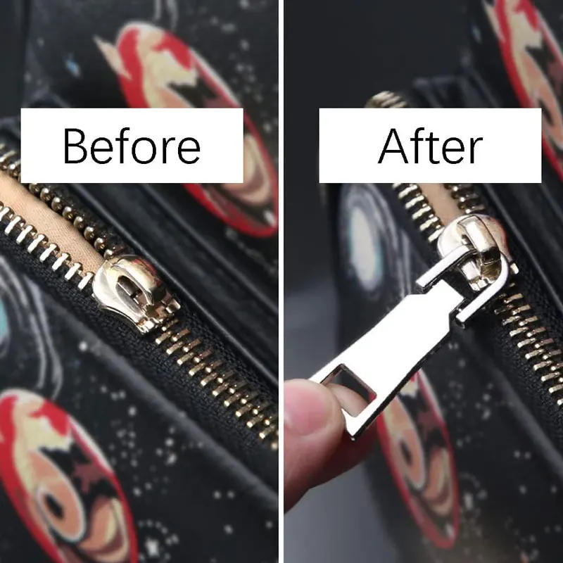 Description Picture 6 of item5Pcs Zipper Pull Replacement Metal Zipper Pull Repair Zipper Pull Tab for Luggage Suitcase Backpack Jacket Bags Coat Boots