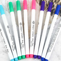1-6pcsWater soluble heated colored gas eraser pen, clothing cutting tool, cross stitch mark automatic disappearance pen