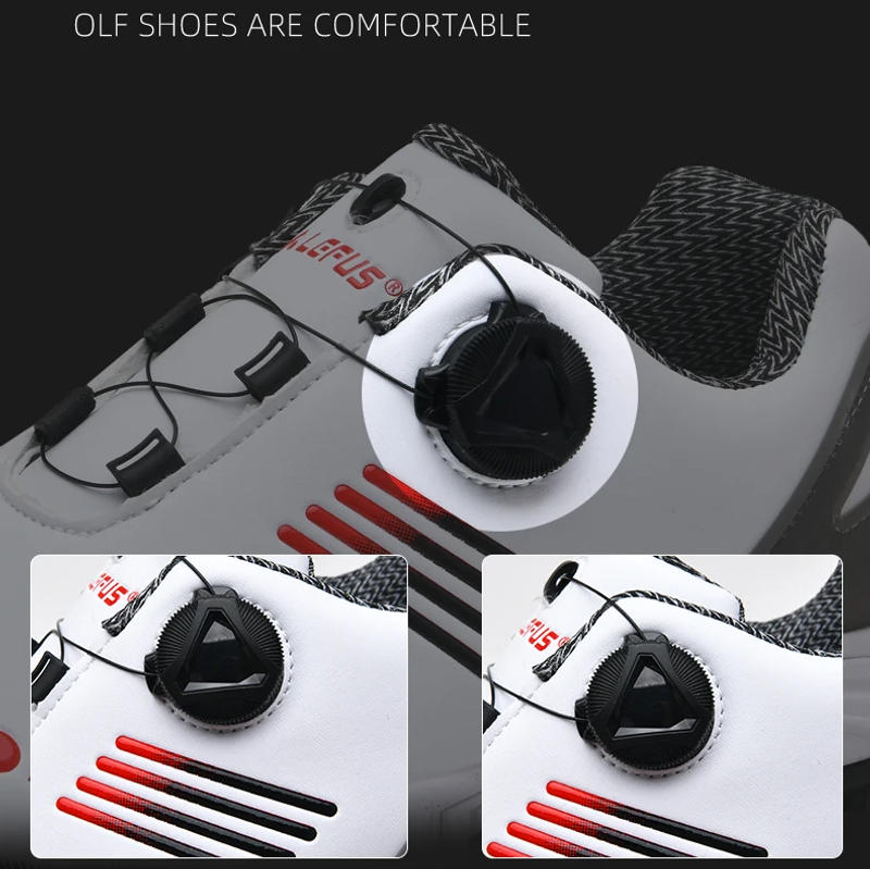 Description Picture 4 of itemMen's Golf Shoe Professional Golf Sport Sneakers Waterproof Trainers Golfing Anti-slip Shoes Comfortable Leisure Shoes