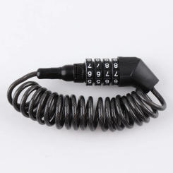 Waterproof Bicycle Lock 4-Digit Password Anti-theft Combination Cable Bike Lock Steel Cable Bike Chain Lock