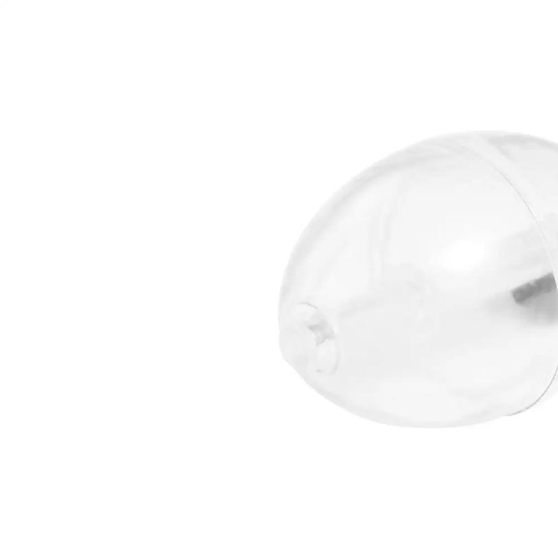 Description Picture 4 of itemTransparent Fishing Plastic Clear Surface Float Plastic Oval Transparent Oval Bubble Float Vertical Floodability