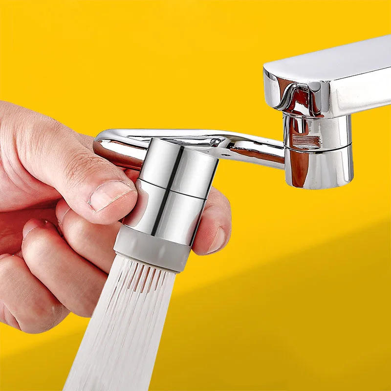 Description Picture 4 of item1080° Universal Rotation Faucet Sprayer Head Washbasin Kitchen Robotic Arm Extension Faucets Aerator Bubbler Nozzle