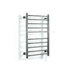 Wall Mounted Holder Rail Electric Warmer Bathroom Dryer Stainless Steel Heated Towel Rack