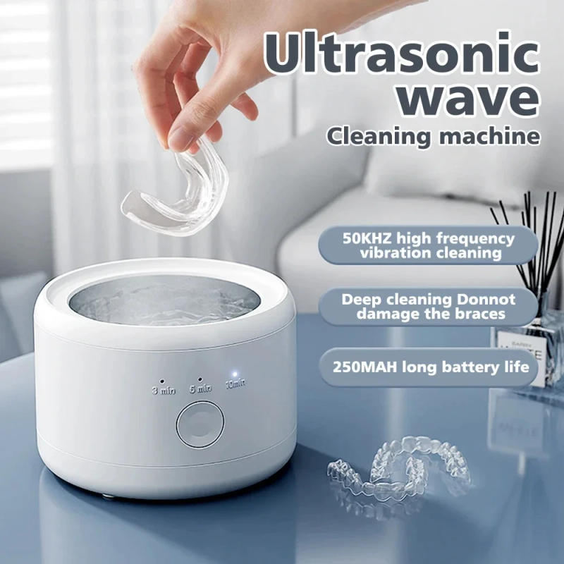Description Picture 2 of itemXiaomi 50KHZ Ultrasonic Cleaning Machine Eyeglass Washing Machine Household Braces Watches Jewelry Brush Timing Cleaning Machine