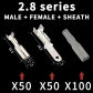 2.8mm  200PCS