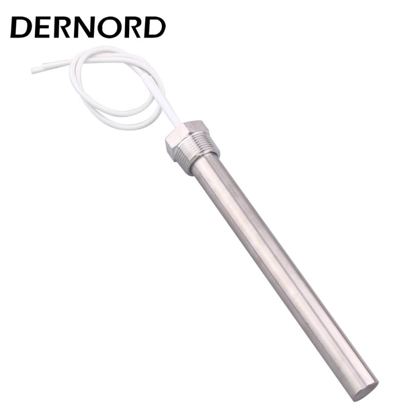 Description Picture 2 of item1/2'' Thread DC Cartridge Electric Heating Element 24v 36v 48v 60v 72v 200w/300w/500w/800w/1kw  Immersed Water Heater