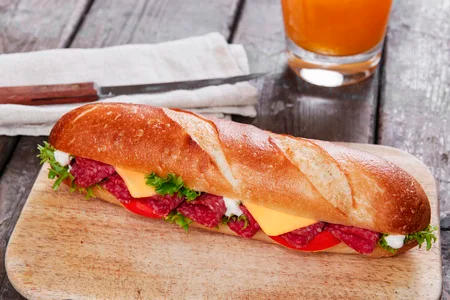 Description Picture 3 of itemAutomatic Bread Full Cutting Machine Burger Slicer Hot Dog Bun Half Cutter